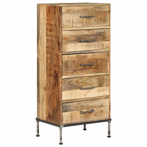 Συρταριέρα 45 x 35 x 106 εκ. από Μασίφ Ξύλο Μάνγκο - PAKOBAZAAR