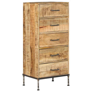 Συρταριέρα 45 x 35 x 106 εκ. από Μασίφ Ξύλο Μάνγκο - PAKOBAZAAR