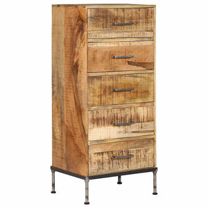 Συρταριέρα 45 x 35 x 106 εκ. από Μασίφ Ξύλο Μάνγκο - PAKOBAZAAR