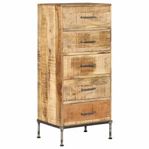 Συρταριέρα 45 x 35 x 106 εκ. από Μασίφ Ξύλο Μάνγκο - PAKOBAZAAR