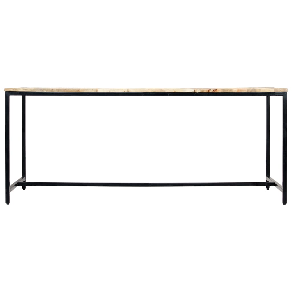 Τραπεζαρία 180 x 90 x 75 εκ. από Μασίφ Ακατέργαστο Ξύλο Μάνγκο - Pakobazaar