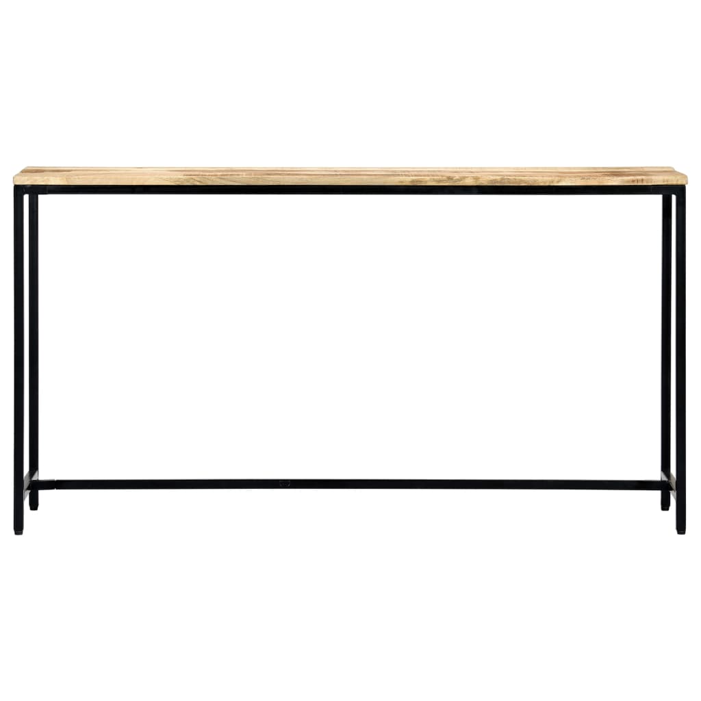 Τραπέζι Κονσόλα 140x35x76 εκ. από Μασίφ Ακατέργαστο Ξύλο Μάνγκο - PAKOBAZAAR