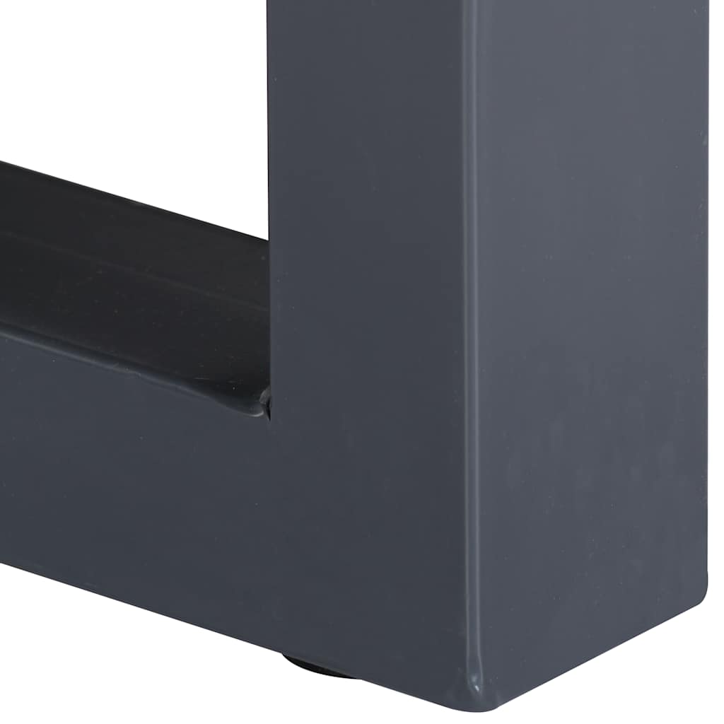 Τραπεζάκι Σαλονιού Live Edge Γκρι 60x60x40 εκ. Ξύλο Ακακίας - PAKOBAZAAR