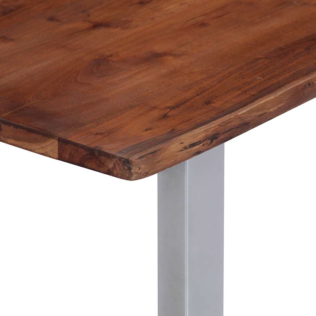 Τραπεζάκι Σαλονιού Live Edge 115x60x40 εκ. Μασίφ Ξύλο Ακακίας - PAKOBAZAAR