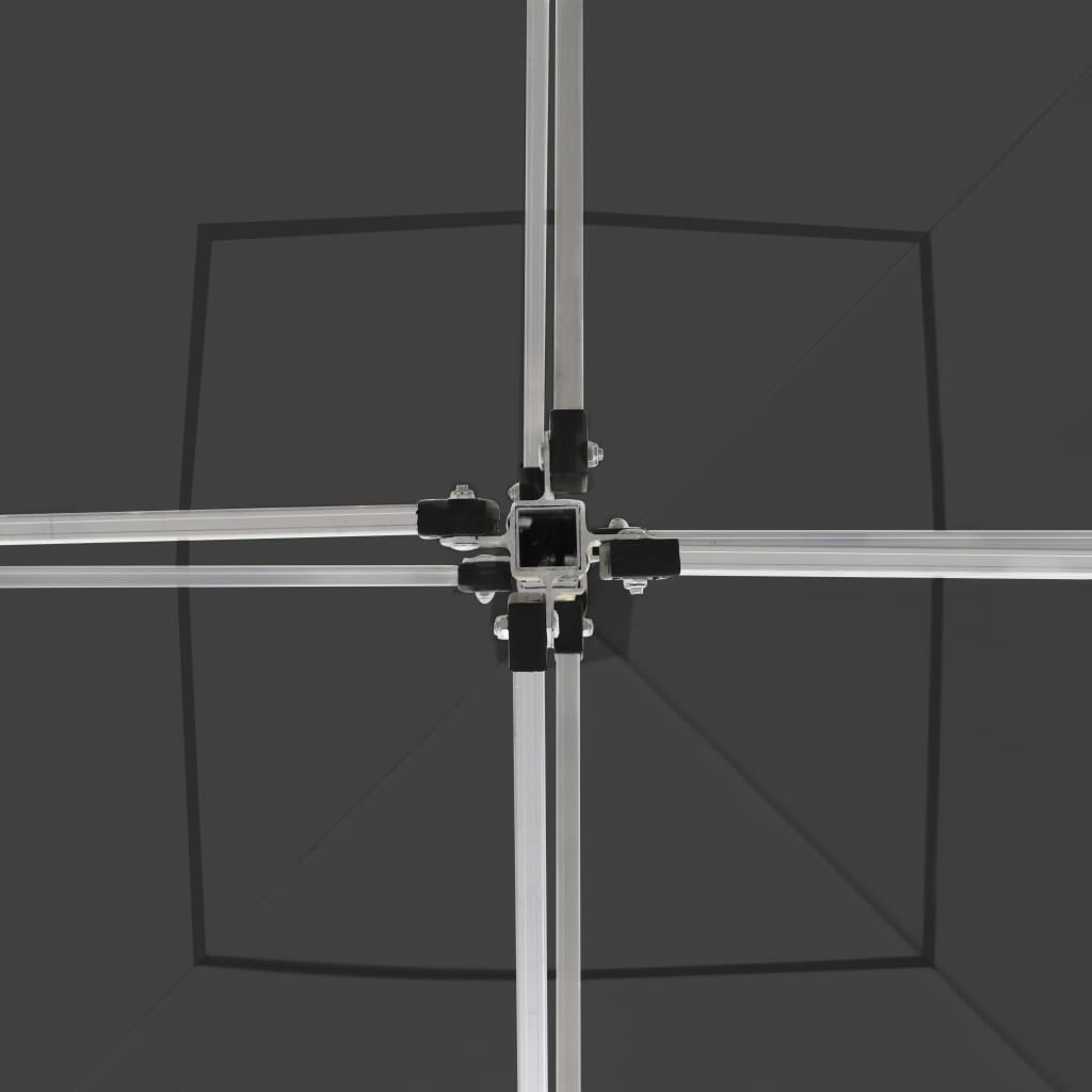 Κιόσκι Πτυσσόμενο Επαγγελματικό Ανθρακί 3 x 3 μ. Αλουμινίου - Pakobazaar