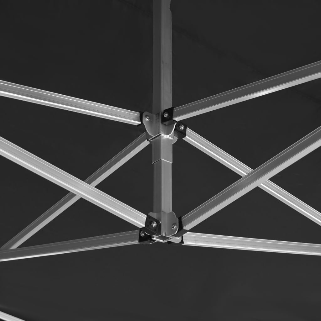 Κιόσκι Πτυσσόμενο Επαγγελματικό Ανθρακί 4,5x3 μ. Αλουμινίου - Pakobazaar