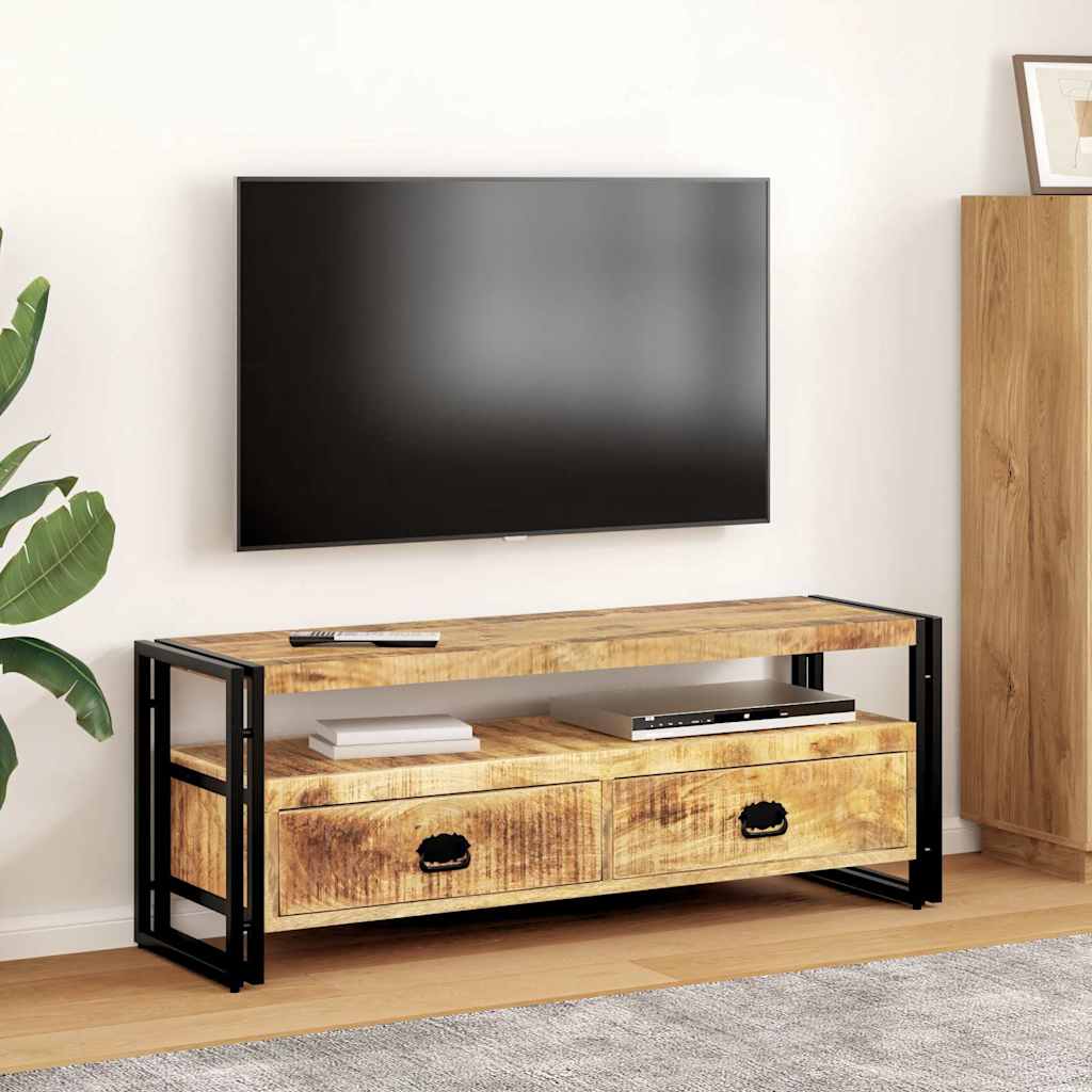 Έπιπλο Τηλεόρασης 120 x 35 x 45 εκ. από Μασίφ Ξύλο Μάνγκο - Pakobazaar