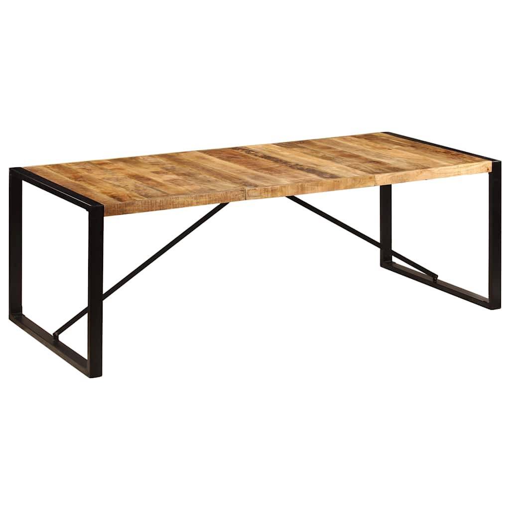 Τραπεζαρία 220 x 100 x 75 εκ. από Μασίφ Ξύλο Μάνγκο - PAKOBAZAAR