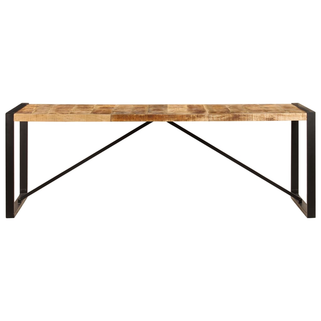 Τραπεζαρία 220 x 100 x 75 εκ. από Μασίφ Ξύλο Μάνγκο - PAKOBAZAAR