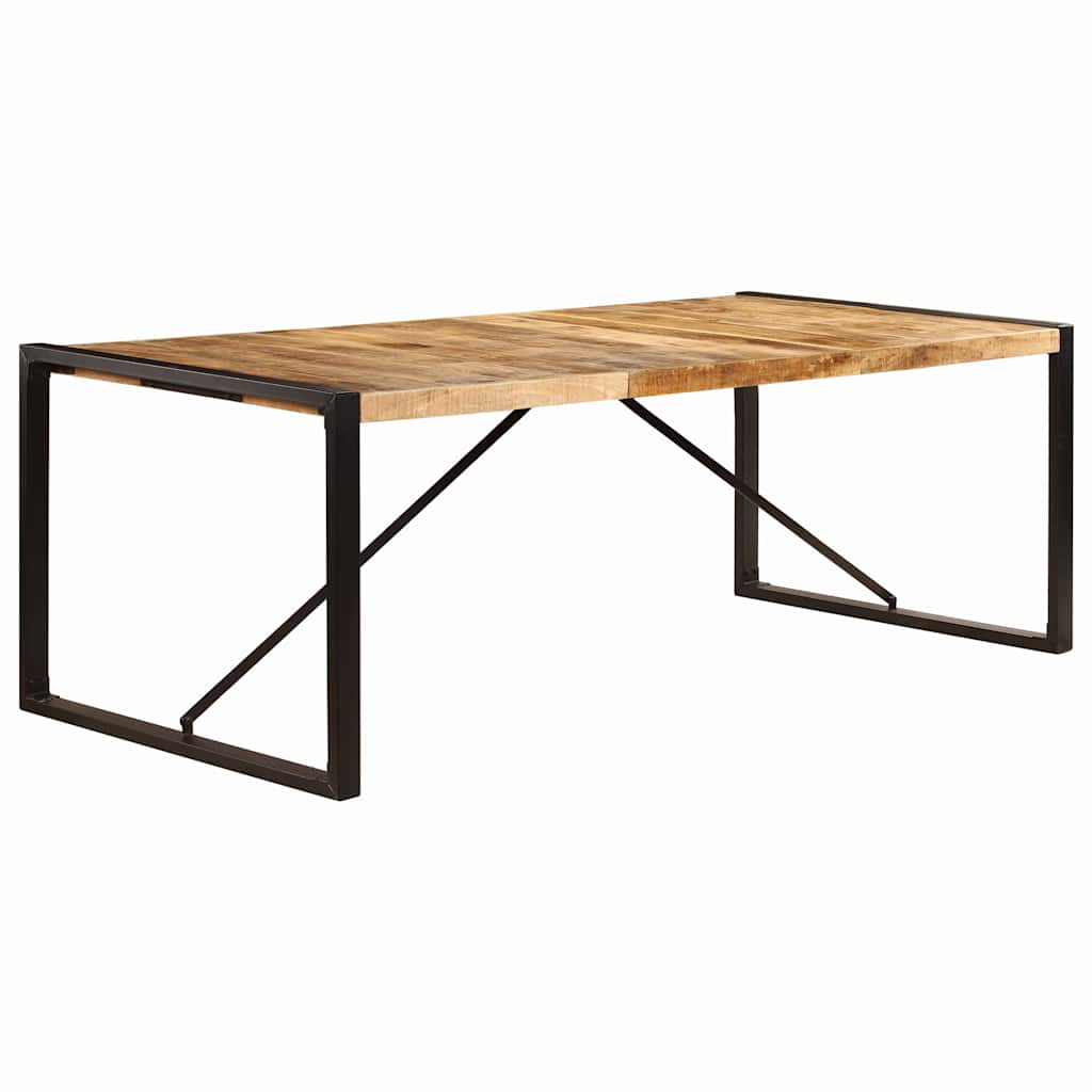 Τραπεζαρία 220 x 100 x 75 εκ. από Μασίφ Ξύλο Μάνγκο - PAKOBAZAAR