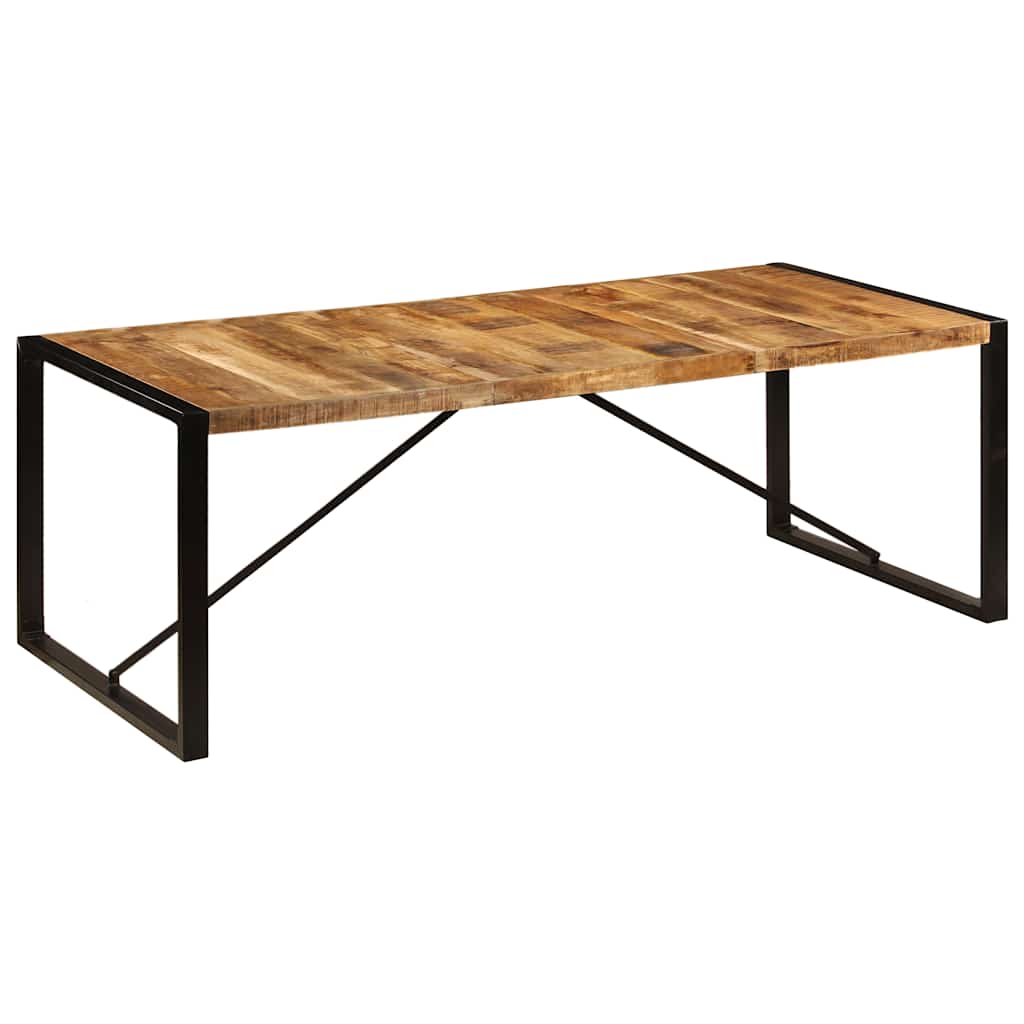 Τραπεζαρία 220 x 100 x 75 εκ. από Μασίφ Ξύλο Μάνγκο - PAKOBAZAAR