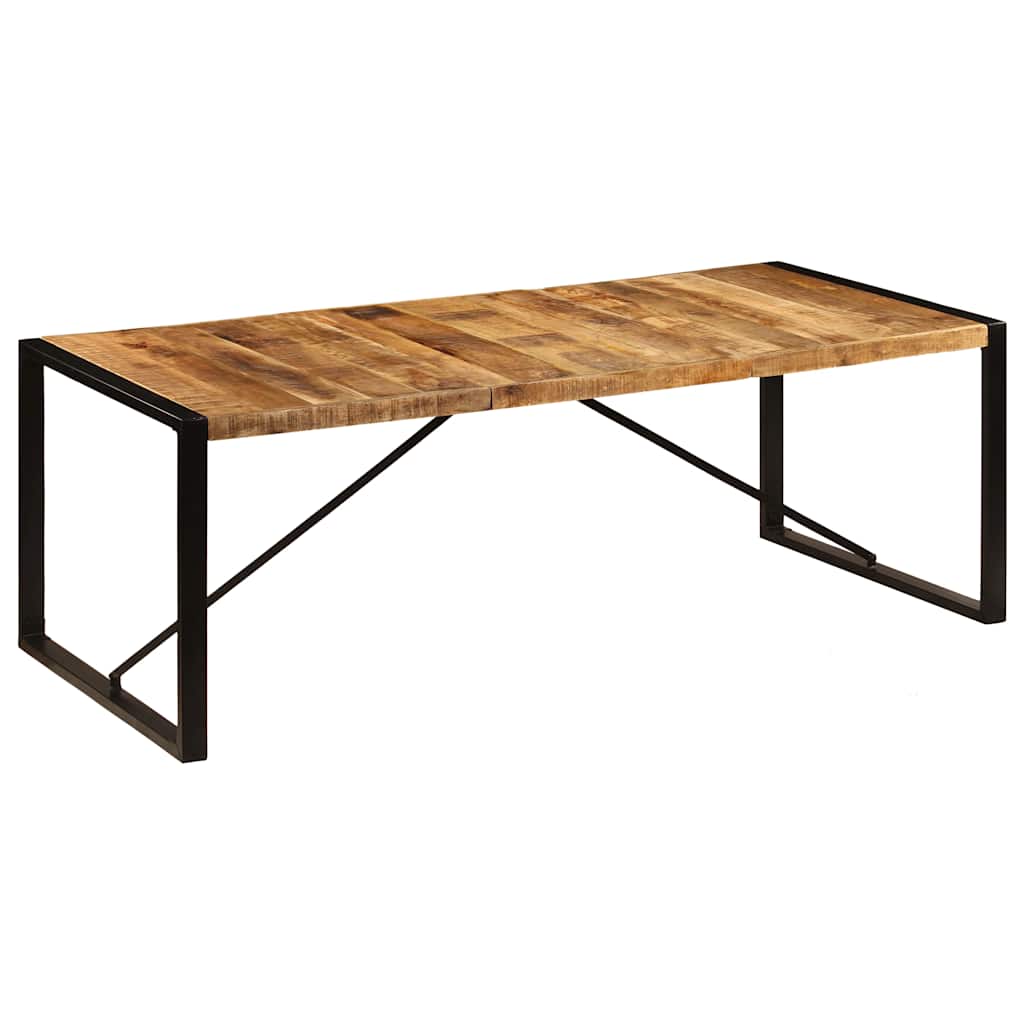 Τραπεζαρία 220 x 100 x 75 εκ. από Μασίφ Ξύλο Μάνγκο - PAKOBAZAAR