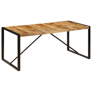 Τραπεζαρία 180 x 90 x 75 εκ. από Μασίφ Ξύλο Μάνγκο - PAKOBAZAAR