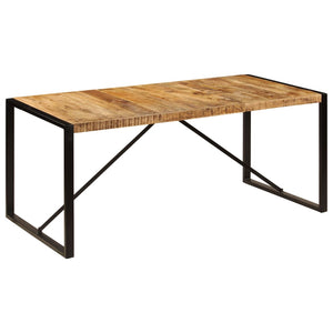 Τραπεζαρία 180 x 90 x 75 εκ. από Μασίφ Ξύλο Μάνγκο - PAKOBAZAAR