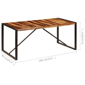 Τραπεζαρία 180 x 90 x 75 εκ. από Μασίφ Ξύλο Ακακίας - PAKOBAZAAR
