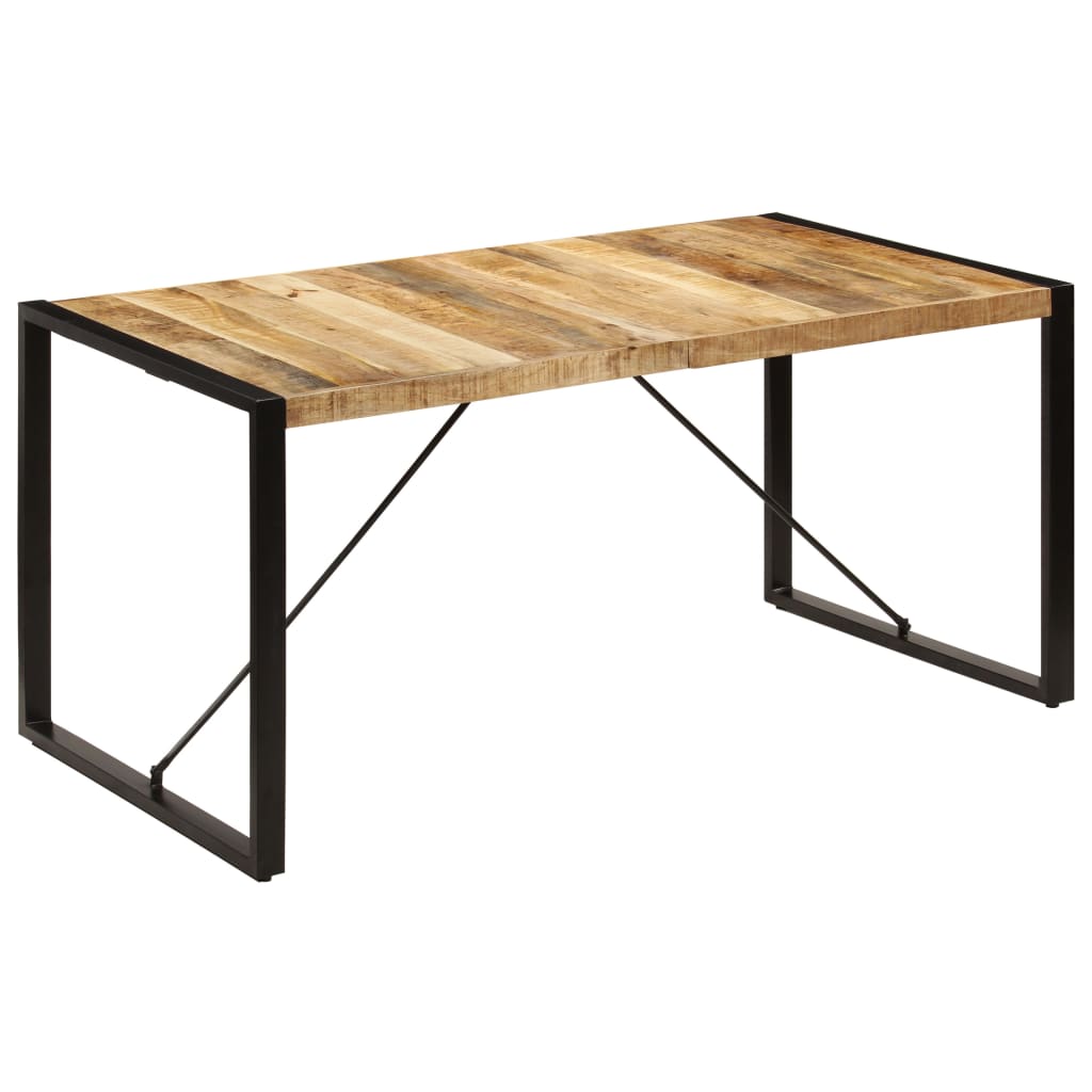 Τραπεζαρία 160 x 80 x 75 εκ. από Μασίφ Ξύλο Μάνγκο - PAKOBAZAAR