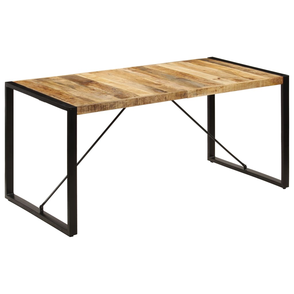Τραπεζαρία 160 x 80 x 75 εκ. από Μασίφ Ξύλο Μάνγκο - PAKOBAZAAR