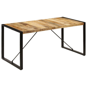 Τραπεζαρία 160 x 80 x 75 εκ. από Μασίφ Ξύλο Μάνγκο - PAKOBAZAAR
