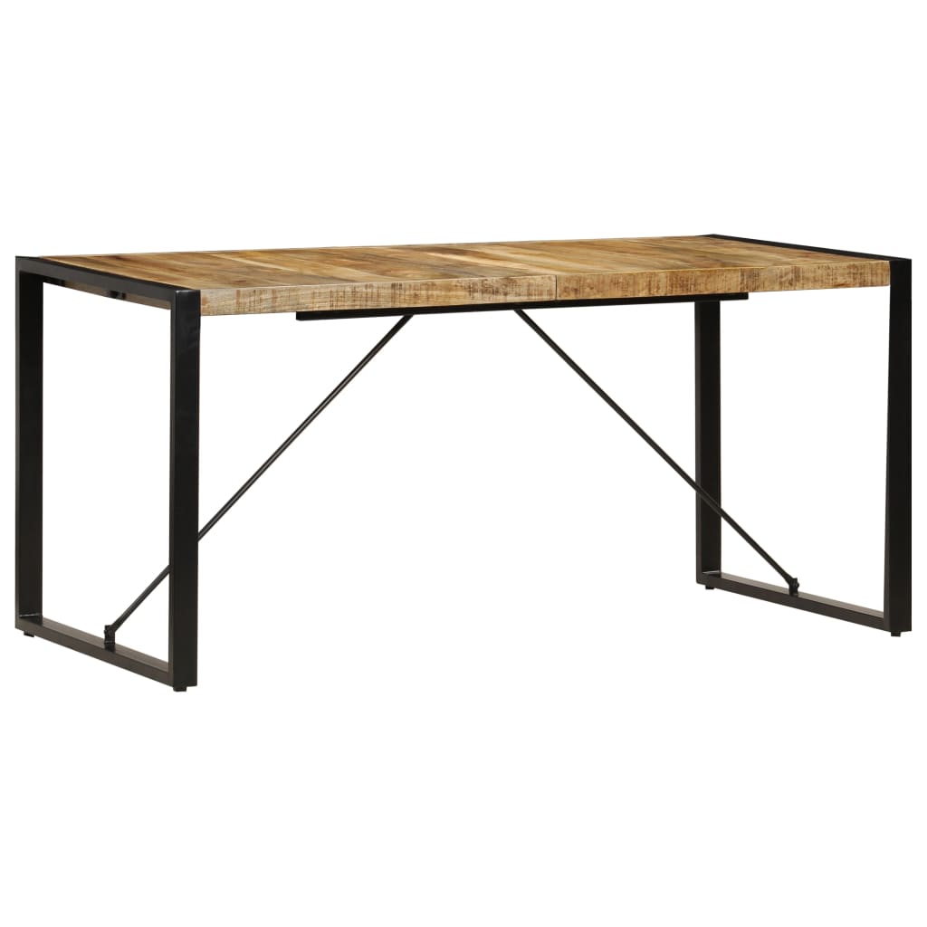 Τραπεζαρία 160 x 80 x 75 εκ. από Μασίφ Ξύλο Μάνγκο - PAKOBAZAAR