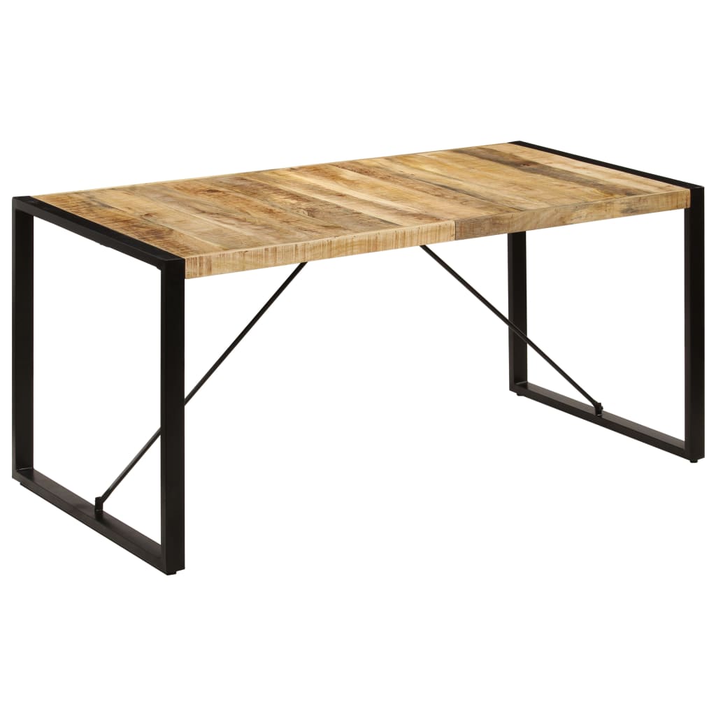 Τραπεζαρία 160 x 80 x 75 εκ. από Μασίφ Ξύλο Μάνγκο - PAKOBAZAAR