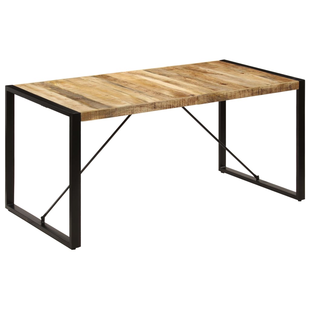 Τραπεζαρία 160 x 80 x 75 εκ. από Μασίφ Ξύλο Μάνγκο - PAKOBAZAAR