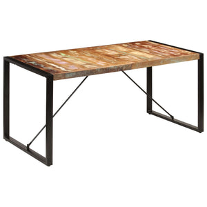 Τραπεζαρία 160 x 80 x 75 εκ. από Μασίφ Ανακυκλωμένο Ξύλο - PAKOBAZAAR