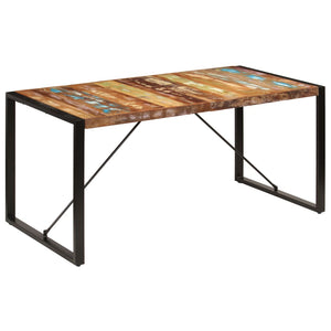 Τραπεζαρία 160 x 80 x 75 εκ. από Μασίφ Ανακυκλωμένο Ξύλο - PAKOBAZAAR