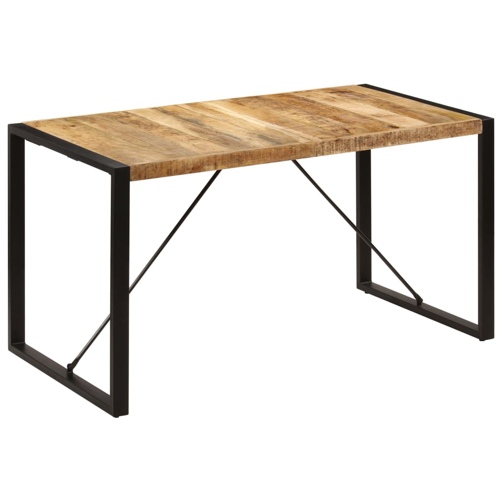 Τραπεζαρία 140 x 70 x 75 εκ. από Μασίφ Ξύλο Μάνγκο - PAKOBAZAAR