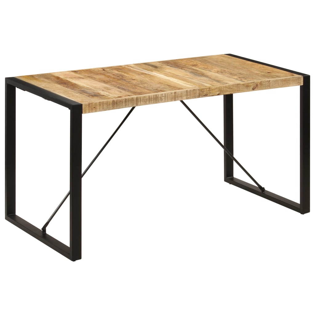 Τραπεζαρία 140 x 70 x 75 εκ. από Μασίφ Ξύλο Μάνγκο - PAKOBAZAAR