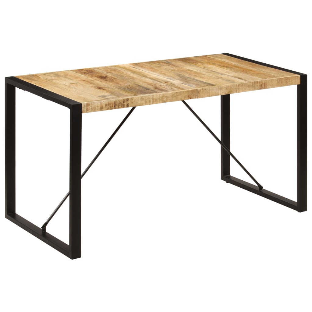 Τραπεζαρία 140 x 70 x 75 εκ. από Μασίφ Ξύλο Μάνγκο - PAKOBAZAAR