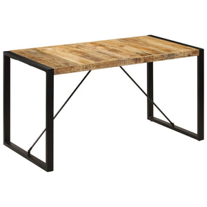 Τραπεζαρία 140 x 70 x 75 εκ. από Μασίφ Ξύλο Μάνγκο - PAKOBAZAAR