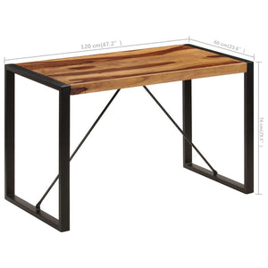 Τραπεζαρία 120 x 60 x 76 εκ. από Μασίφ Ξύλο Ακακίας - PAKOBAZAAR