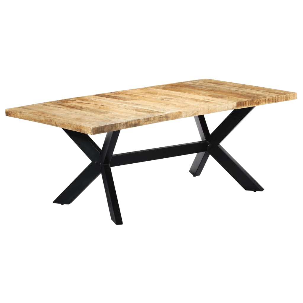 Τραπεζαρία 200 x 100 x 75 εκ. από Μασίφ Ξύλο Μάνγκο - PAKOBAZAAR