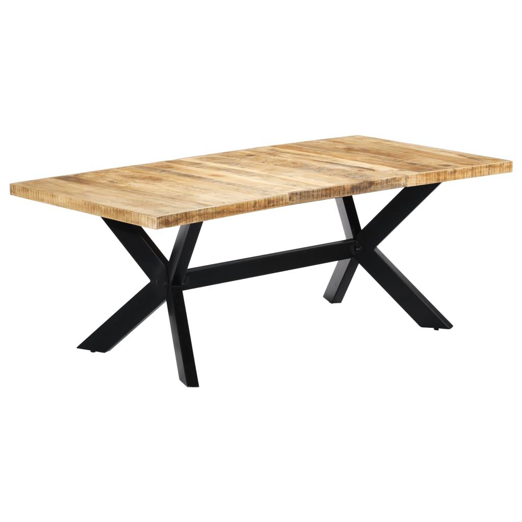 Τραπεζαρία 200 x 100 x 75 εκ. από Μασίφ Ξύλο Μάνγκο - PAKOBAZAAR