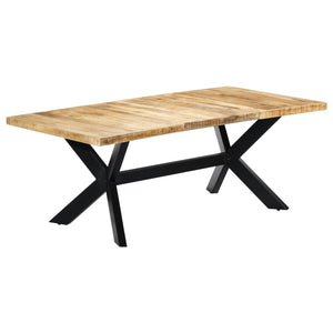 Τραπεζαρία 200 x 100 x 75 εκ. από Μασίφ Ξύλο Μάνγκο - PAKOBAZAAR