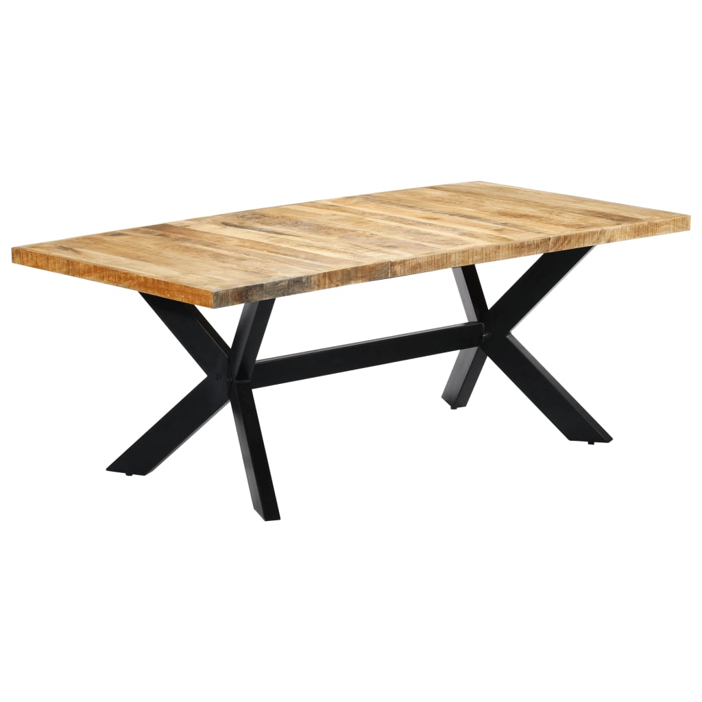Τραπεζαρία 200 x 100 x 75 εκ. από Μασίφ Ξύλο Μάνγκο - PAKOBAZAAR