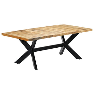 Τραπεζαρία 200 x 100 x 75 εκ. από Μασίφ Ξύλο Μάνγκο - PAKOBAZAAR