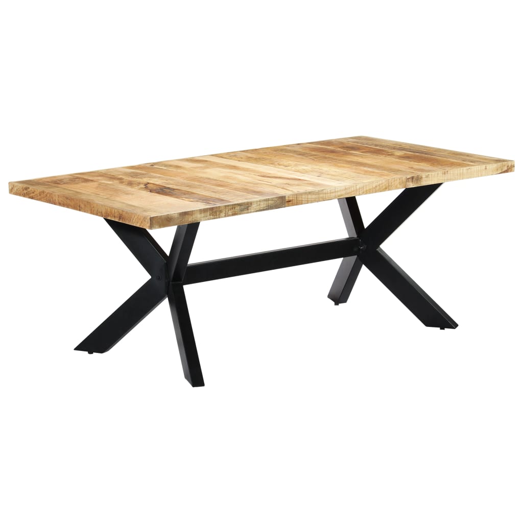 Τραπεζαρία 200 x 100 x 75 εκ. από Μασίφ Ξύλο Μάνγκο - PAKOBAZAAR