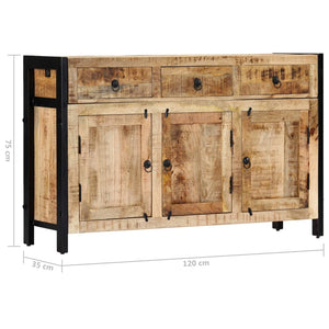 Μπουφές 120 x 35 x 76 εκ. από Μασίφ Ξύλο Μάνγκο - PAKOBAZAAR