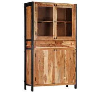 Βιτρίνα 100 x 40 x 175 εκ. από Μασίφ Ξύλο Ακακίας - Pakobazaar