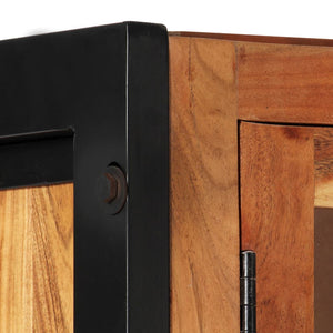 Βιτρίνα 100 x 40 x 175 εκ. από Μασίφ Ξύλο Ακακίας - Pakobazaar