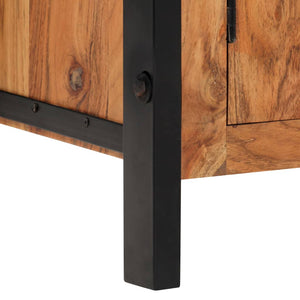 Βιτρίνα 100 x 40 x 175 εκ. από Μασίφ Ξύλο Ακακίας - Pakobazaar