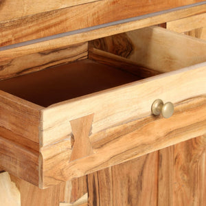 Βιτρίνα 100 x 40 x 175 εκ. από Μασίφ Ξύλο Ακακίας - Pakobazaar