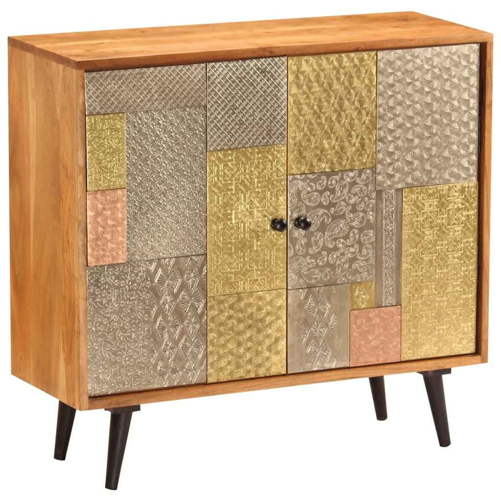 Ντουλάπι / Ψηλός Μπουφές 80 x 30 x 75 εκ. Μασίφ Ξύλο Ακακίας - PAKOBAZAAR