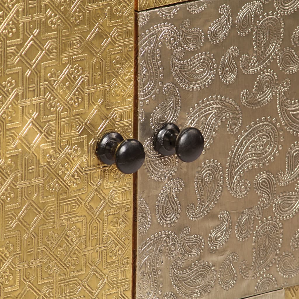 Ντουλάπι / Ψηλός Μπουφές 80 x 30 x 75 εκ. Μασίφ Ξύλο Ακακίας - PAKOBAZAAR