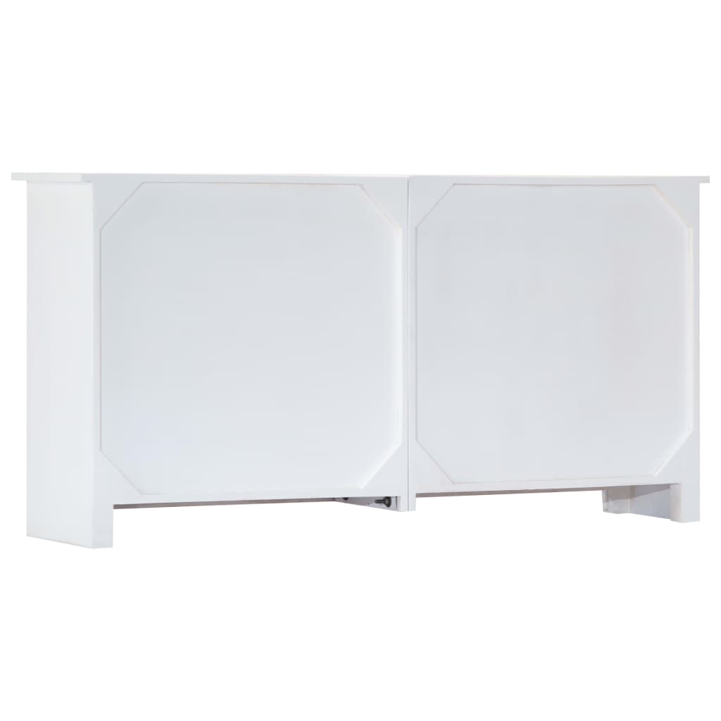 Μπουφές Χειροποίητος Λευκός 140x30x70 εκ. Μασίφ Ξύλο Ακακίας - Pakobazaar