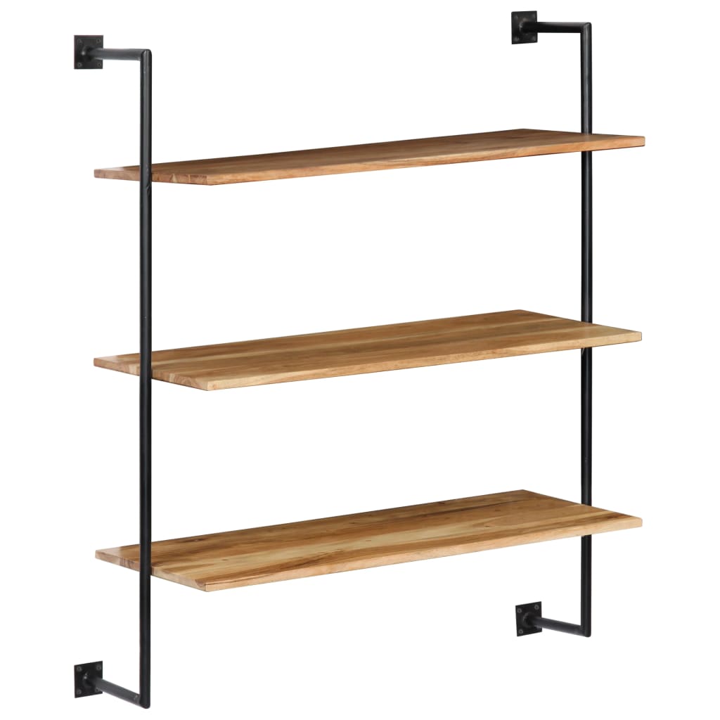 Ραφιέρα Τοίχου 94 x 35 x 113 εκ. από Μασίφ Ξύλο Ακακίας