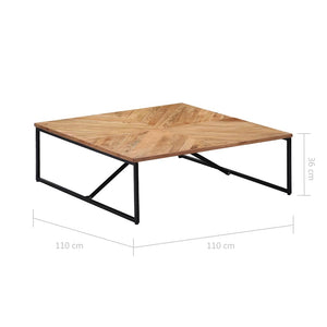 Τραπεζάκι Σαλονιού 110 x 110 x 36 εκ. από Μασίφ Ξύλο Ακακίας - PAKOBAZAAR