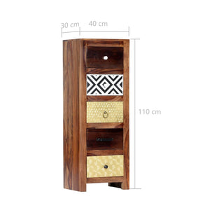Ντουλάπι 40 x 30 x 110 εκ. από Μασίφ Ξύλο Ακακίας - Pakobazaar