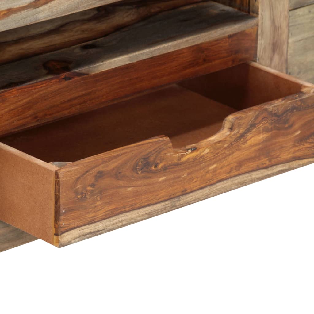 Μπουφές Γκρι 100 x 30 x 50 εκ. από Μασίφ Ξύλο Ακακίας - PAKOBAZAAR